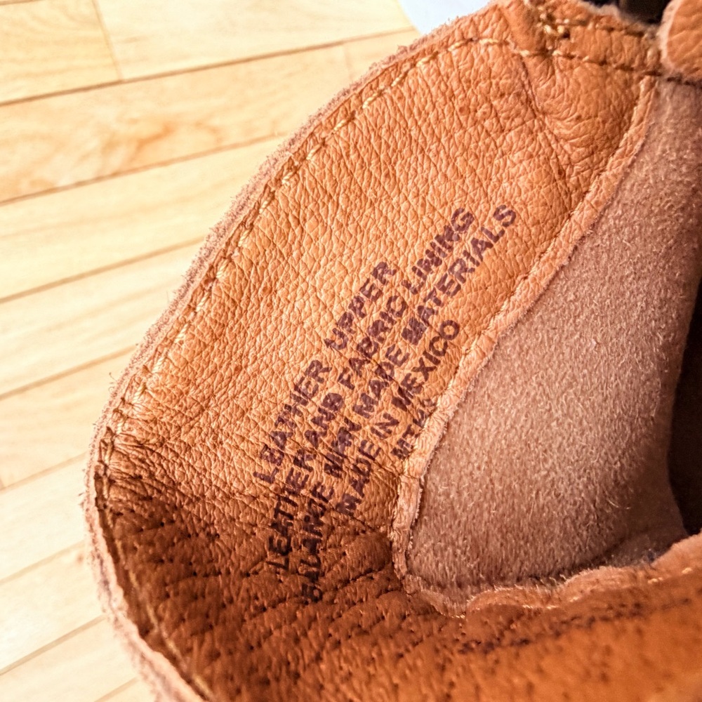 Born Taupe Suede Ankle Booties with Side Zip - Picture 4 of 8